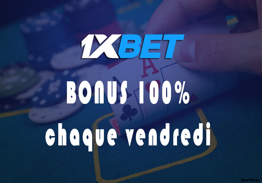 bonus Joyeux vendredi d’un bookmaker 1xBet